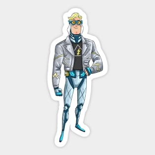 Silver Flash Sticker